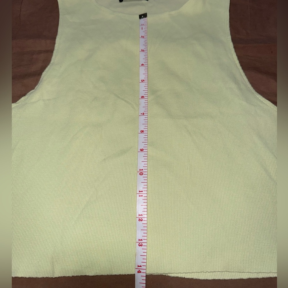 Zara Pastel Green Sleeveless Top - Picture 5 of 5